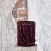 COSTA FOKI bucket bag HEDY burgundy red